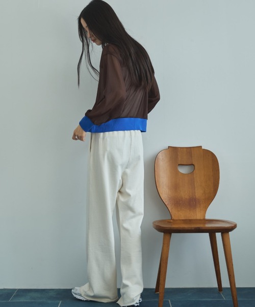 Doux archives（ドゥアルシーヴ）の「【ZOZO限定】バイカラーシアーカーディガン（カーディガン/ボレロ・レディース・ブラック/ベージュ/ブラウン・FREE）」の16枚目の写真