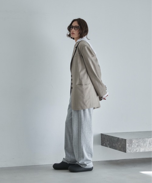 feepur（フェピュール）の「ヘンリーネックフーディーシアーロンTee（Tシャツ/カットソー・レディース・ブラウン/オフホワイト/グレー/ブラック・MEDIUM）」の22枚目の写真