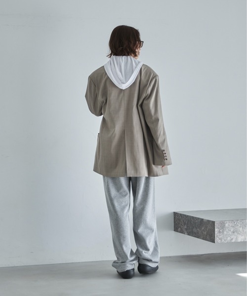 feepur（フェピュール）の「ヘンリーネックフーディーシアーロンTee（Tシャツ/カットソー・レディース・ブラウン/オフホワイト/グレー/ブラック・MEDIUM）」の20枚目の写真