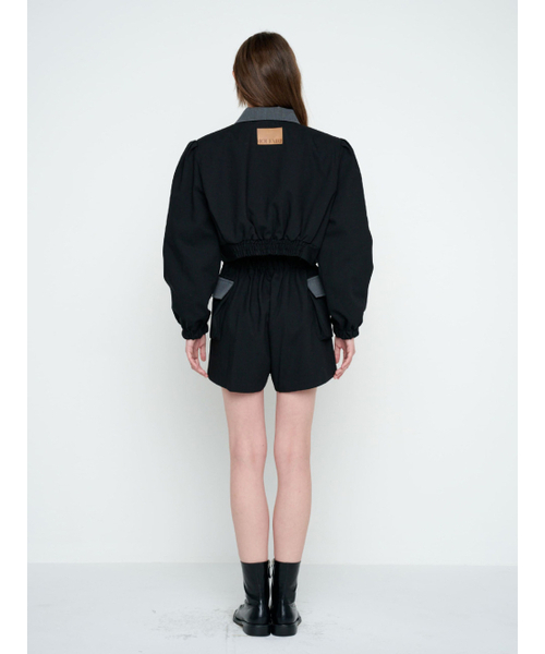 MOIFAIRE(モイフェア)の「BULD POINTED WOOL JACKET / BLACK(その他アウター・レディース・その他・FREE)」の3枚目の写真