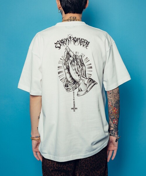 Subciety（サブサエティ）の「Fuckin' praying hands tee（Tシャツ/カットソー・メンズ・ホワイト/ブラック・SMALL/MEDIUM/LARGE/X-LARGE/XX-LARGE）」の17枚目の写真