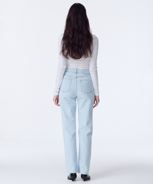 GOODDEN（グーデン）の「[GDST05] ストレートライトブルー_スリムフィット（デニムパンツ・レディース・その他・32inch/30inch/28inch/24inch/26inch）」の4枚目の写真