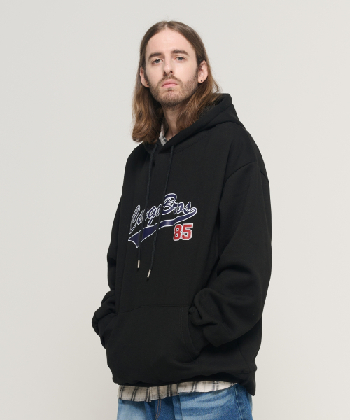 CARGOBROS（カーゴブロス）の「ブロス85 オーバーサイズ フードパーカー (ブラック)（パーカー・メンズ・その他・S/M/L/XL/SMALL/LARGE/X-LARGE）」の3枚目の写真