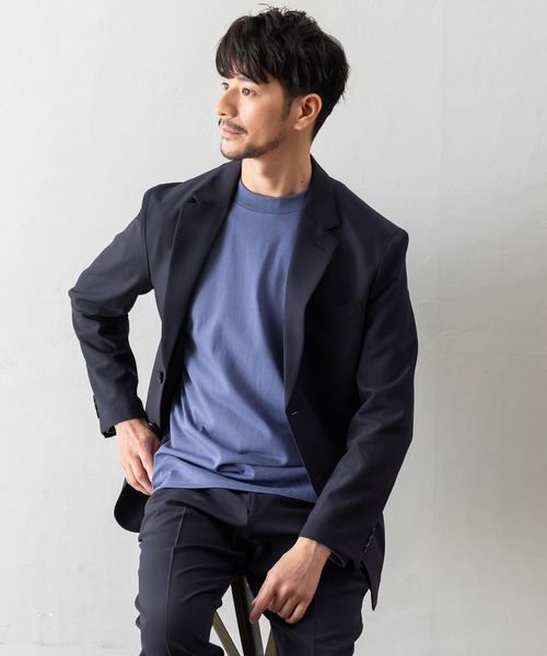 BTZ TOKYO(ビーティーゼットトウキョウ)の「【長袖モックネックTシャツ】防臭+接触冷感+吸水速乾機能付き(Tシャツ/カットソー・メンズ・グレー/ブルー/ブラック/ホワイト・M/S/3L/LL/L)」の11枚目の写真