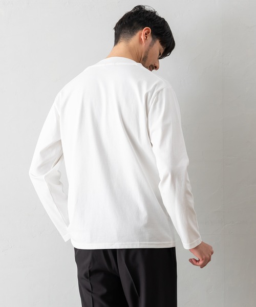 BTZ TOKYO(ビーティーゼットトウキョウ)の「【長袖モックネックTシャツ】防臭+接触冷感+吸水速乾機能付き(Tシャツ/カットソー・メンズ・グレー/ブルー/ブラック/ホワイト・M/S/3L/LL/L)」の17枚目の写真