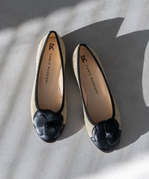 inter-chaussures | 【WEB先行予約】【FABIO RUSCONI】異素材コンビラウンドトウカメリアバレエ(F61514)(パンプス)