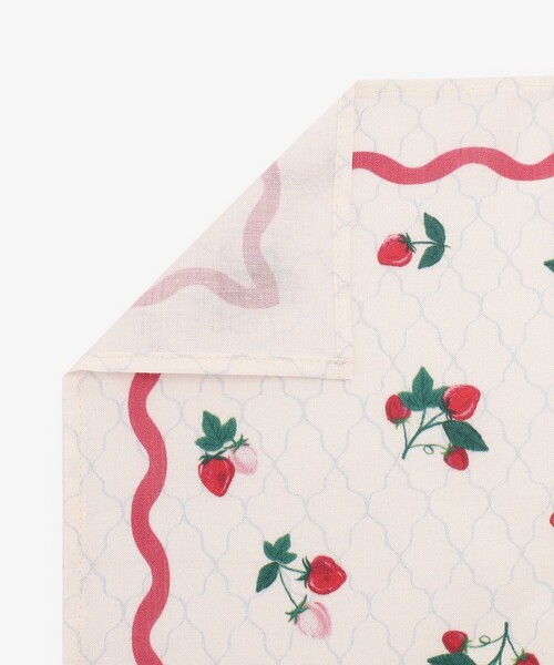 Afternoon Tea（アフタヌーンティー）の「ストロベリー抗菌ランチクロス（キッチンツール・レディース・ホワイト・ONE SIZE）」の4枚目の写真
