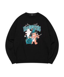 WITCH CRAFT BEAR SWEATSHIRT black