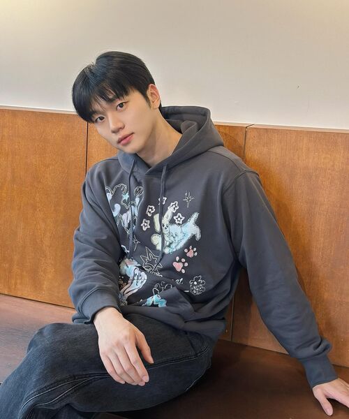 LMCの「SKETCH DOODLE HOODIE charcoal（パーカー・レディース・その他・S/M/L/XL）」の16枚目の写真