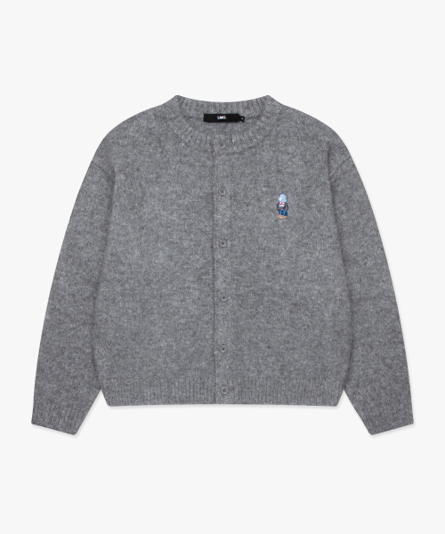 LMCの「EMB BEAR ROUND NECK CARDIGAN gray(カーディガン/ボレロ・レディース・その他・S/M/L)」の3枚目の写真