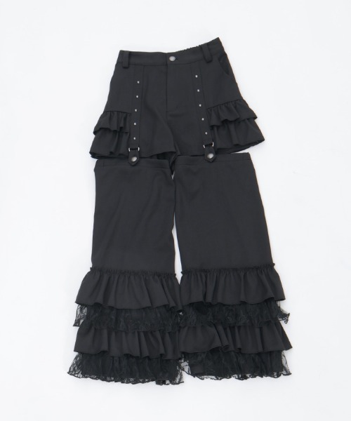 NIBBLE POISON(ニブルポイズン)の「フリルレッグカバー付パンツ(その他パンツ・レディース・ブラック/ネイビー・MEDIUM)」の11枚目の写真