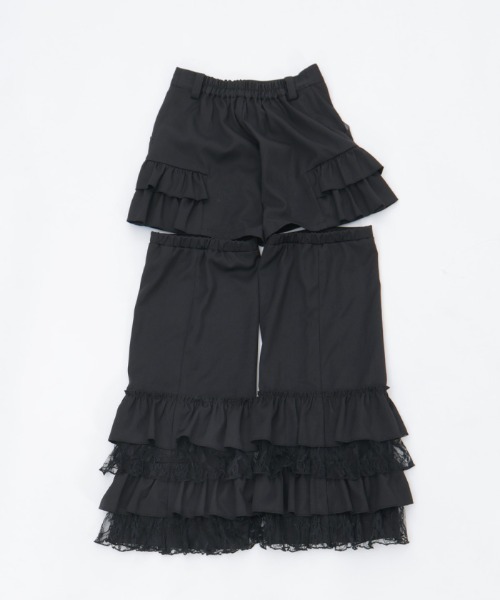 NIBBLE POISON(ニブルポイズン)の「フリルレッグカバー付パンツ(その他パンツ・レディース・ブラック/ネイビー・MEDIUM)」の12枚目の写真