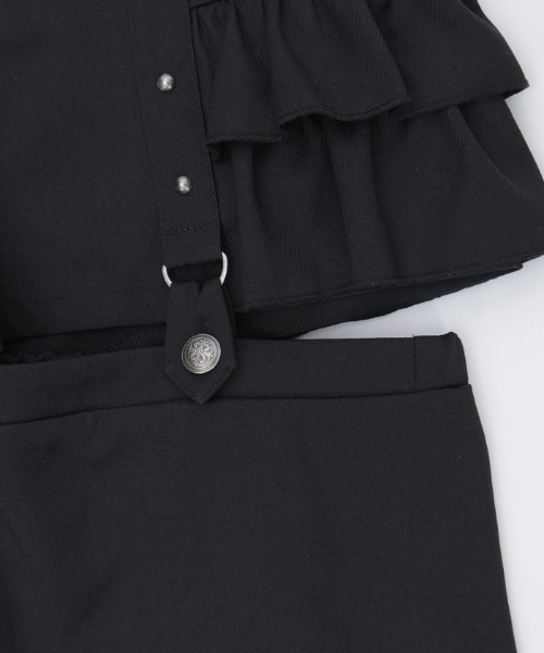 NIBBLE POISON(ニブルポイズン)の「フリルレッグカバー付パンツ(その他パンツ・レディース・ブラック/ネイビー・MEDIUM)」の17枚目の写真