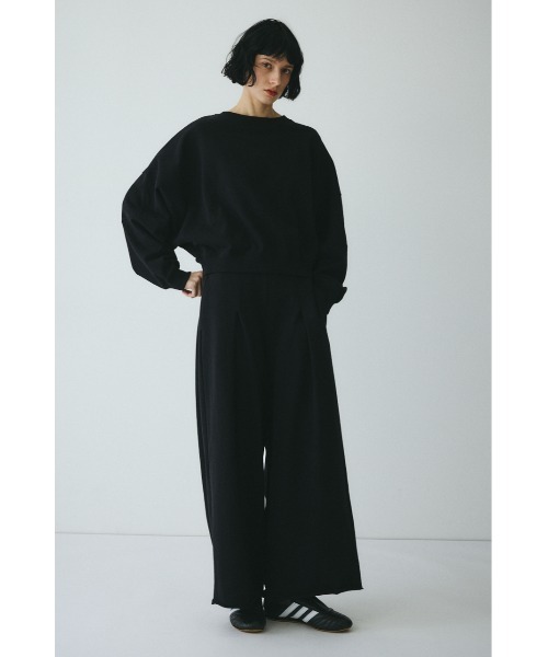 HeRIN.CYE（ヘリンドットサイ）の「2way picking cut tops　　2wayピッキングカットトップス（スウェット・レディース・レッド/ホワイト/ブラック・FREE）」の4枚目の写真