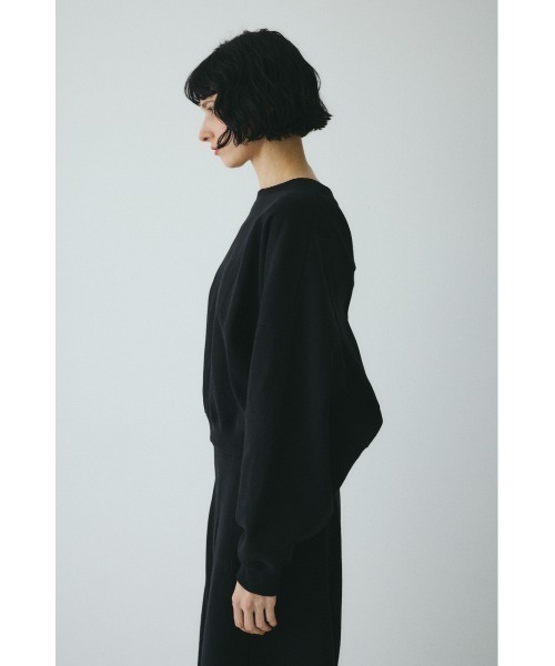 HeRIN.CYE（ヘリンドットサイ）の「2way picking cut tops　　2wayピッキングカットトップス（スウェット・レディース・レッド/ホワイト/ブラック・FREE）」の6枚目の写真