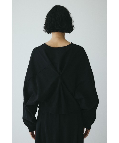 HeRIN.CYE（ヘリンドットサイ）の「2way picking cut tops　　2wayピッキングカットトップス（スウェット・レディース・レッド/ホワイト/ブラック・FREE）」の7枚目の写真