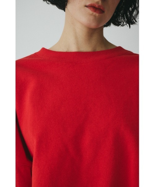 HeRIN.CYE（ヘリンドットサイ）の「2way picking cut tops　　2wayピッキングカットトップス（スウェット・レディース・レッド/ホワイト/ブラック・FREE）」の17枚目の写真