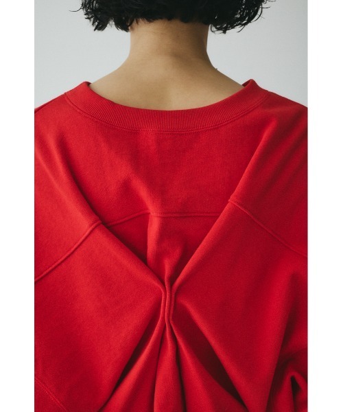 HeRIN.CYE（ヘリンドットサイ）の「2way picking cut tops　　2wayピッキングカットトップス（スウェット・レディース・レッド/ホワイト/ブラック・FREE）」の18枚目の写真