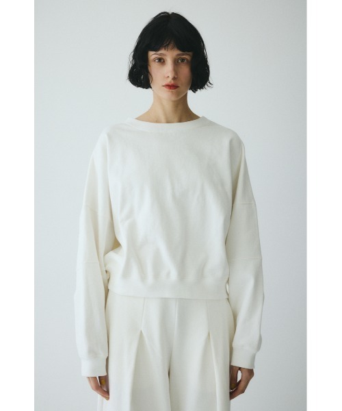 HeRIN.CYE（ヘリンドットサイ）の「2way picking cut tops　　2wayピッキングカットトップス（スウェット・レディース・レッド/ホワイト/ブラック・FREE）」の22枚目の写真