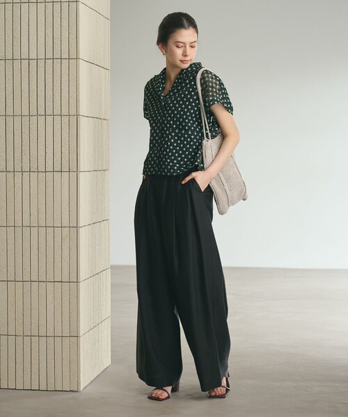BEAUTY&YOUTH UNITED ARROWS(ビューティーアンドユースユナイテッドアローズ)の「シアージャガード ショートスリーブ シャツ(シャツ/ブラウス・レディース・ライトグレー/ブラック・FREE)」の21枚目の写真