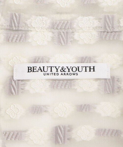 BEAUTY&YOUTH UNITED ARROWS(ビューティーアンドユースユナイテッドアローズ)の「シアージャガード ショートスリーブ シャツ(シャツ/ブラウス・レディース・ライトグレー/ブラック・FREE)」の16枚目の写真