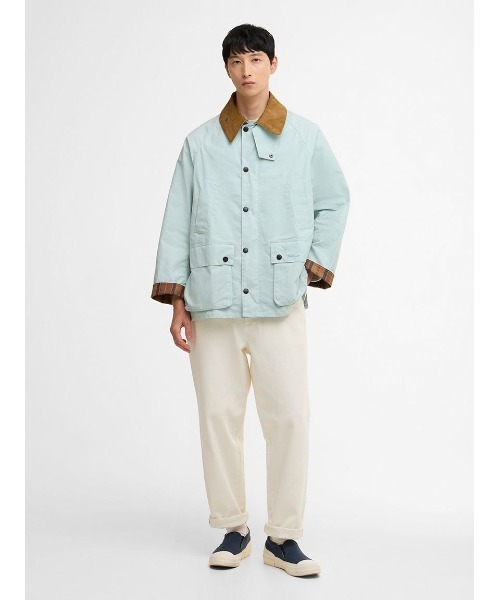 Barbour(バブアー)の「【BEDALE / ビデイル】パラフィン ジャケット(オーバーサイズフィット)(その他アウター・メンズ・ブルー/グレー・36/38/40/34)」の6枚目の写真