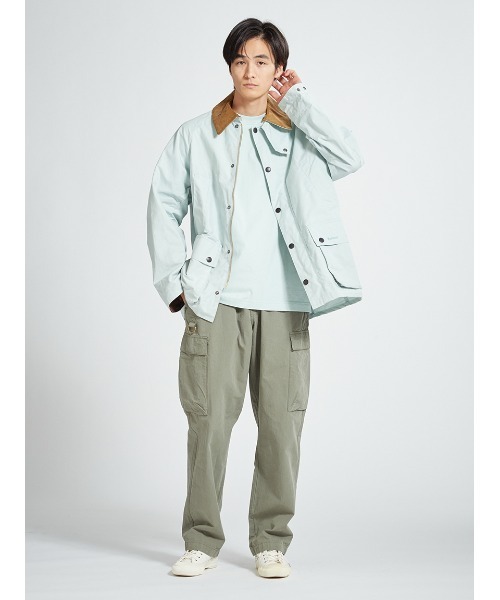 Barbour(バブアー)の「【BEDALE / ビデイル】パラフィン ジャケット(オーバーサイズフィット)(その他アウター・メンズ・ブルー/グレー・36/38/40/34)」の8枚目の写真