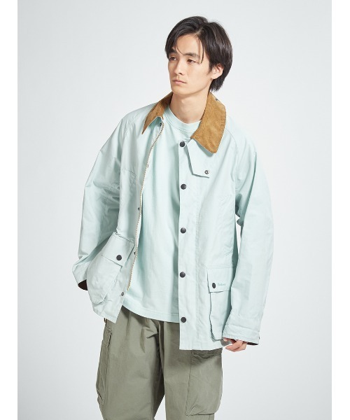Barbour(バブアー)の「【BEDALE / ビデイル】パラフィン ジャケット(オーバーサイズフィット)(その他アウター・メンズ・ブルー/グレー・36/38/40/34)」の10枚目の写真