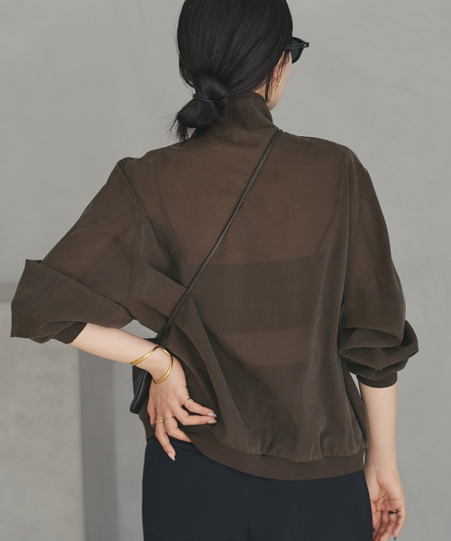 plage(プラージュ)の「Light ブルゾン(その他アウター・レディース・ブラック/ブラウン・FREE)」の17枚目の写真