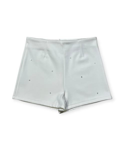 BORN SLIPPY(ボーンスリッピー)の「Soft Crystal Winter Fleece Shorts (Ivory)(その他パンツ・レディース・その他・SMALL/MEDIUM/LARGE)」の4枚目の写真