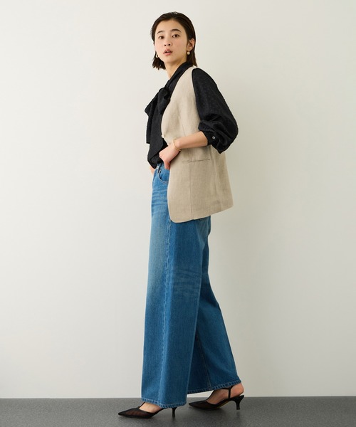 ROPE'（ロペ）の「2WAYドットジャガードボウタイブラウス/イージーケア（シャツ/ブラウス・レディース・ブラック/オフホワイト・FREE）」の11枚目の写真