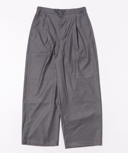 mizuiroind（ミズイロインド）の「ツータックスラックス（スラックス・レディース・ベージュ/ダークブラウン/グレー/ブルー/ブラック・FREE）」の3枚目の写真