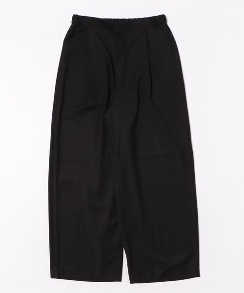 mizuiroind（ミズイロインド）の「ツータックスラックス（スラックス・レディース・ベージュ/ダークブラウン/グレー/ブルー/ブラック・FREE）」の2枚目の写真