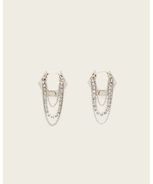 ALLSAINTS（オールセインツ）の「RUBI CHAIN EARRINGS | RUBI チェーン イヤリング・ピアス（ピアス（両耳用））」