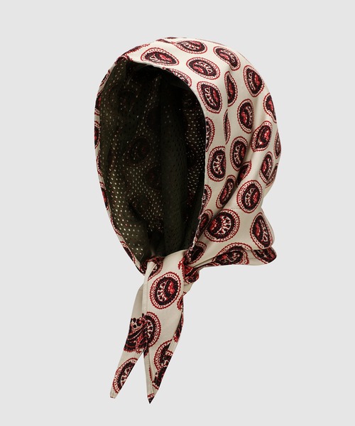 NOMA t.d.（ノーマティーディー）の「Paisley Silk Hoody Scarf（バンダナ/スカーフ・メンズ・ブラウン/ネイビー/ベージュ・FREE）」の2枚目の写真