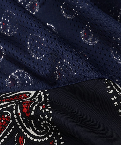 NOMA t.d.（ノーマティーディー）の「Paisley Silk Hoody Scarf（バンダナ/スカーフ・メンズ・ブラウン/ネイビー/ベージュ・FREE）」の9枚目の写真