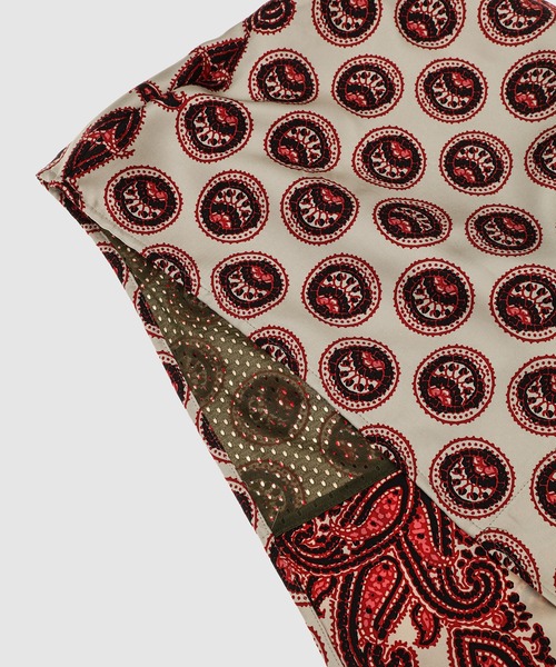 NOMA t.d.（ノーマティーディー）の「Paisley Silk Hoody Scarf（バンダナ/スカーフ・メンズ・ブラウン/ネイビー/ベージュ・FREE）」の11枚目の写真