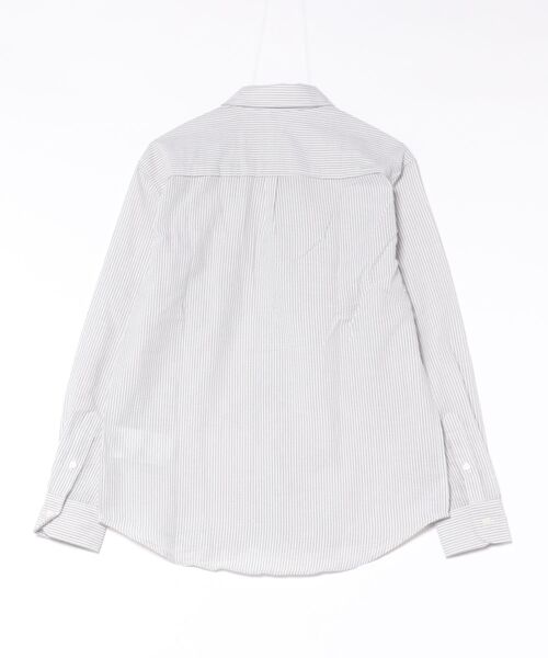 coca(coca)(コカ)の「シアサッカーストライプ長袖シャツ(シャツ/ブラウス・メンズ・ネイビー/カーキ・XL/L/M)」の20枚目の写真