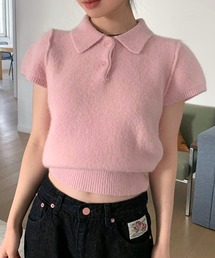 パフスリーブ」に該当するトップス（ピンク/桃色系）ファッション通販