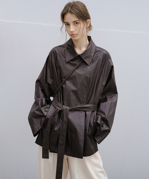 メンズのトレンチコート（ブラウン/茶色系）ファッション通販 - ZOZOTOWN