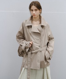 tageechita（タジチタ）の「【tageechita】ベルト付き ショートトレンチコート（トレンチコート）」