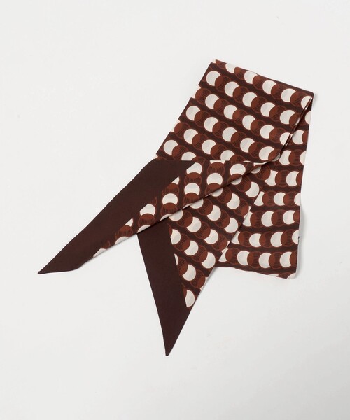 UNITED ARROWS(ユナイテッドアローズ)の「<Holliday&Brown>サークル プリント ストール(ストール/ショール・メンズ・ダークグリーン/ダークブラウン・FREE)」の2枚目の写真