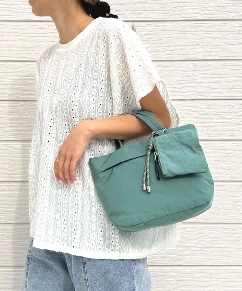 Q(キュー)の「ミニトート2wayショルダー(ショルダーバッグ・レディース・ブラック/エメラルド・ONE SIZE)」の15枚目の写真