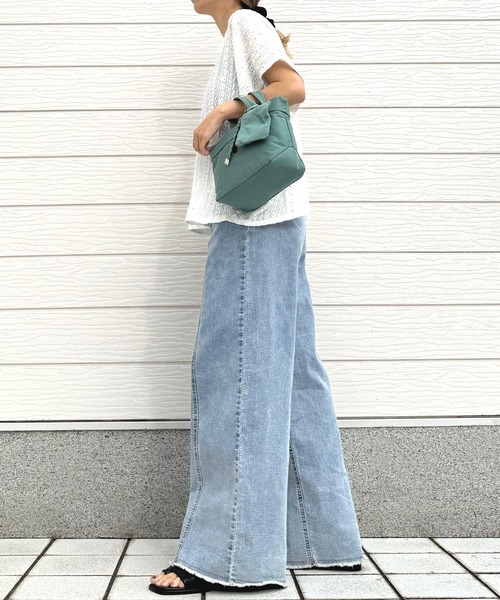 Q(キュー)の「ミニトート2wayショルダー(ショルダーバッグ・レディース・ブラック/エメラルド・ONE SIZE)」の20枚目の写真