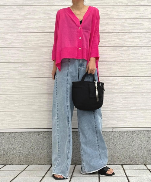 Q(キュー)の「ミニトート2wayショルダー(ショルダーバッグ・レディース・ブラック/エメラルド・ONE SIZE)」の17枚目の写真