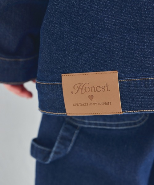 pairmanon（ペアマノン）の「ユニセックス タグ付き カバーオール デニムジャケット（デニムジャケット・キッズ・ライトブルー/インディゴブルー・100/110/120/130/140/150/90）」の17枚目の写真