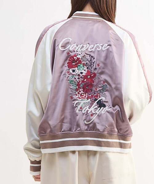 SATIN SHORT SOUVENIR JACKET（スカジャン）｜CONVERSE TOKYO