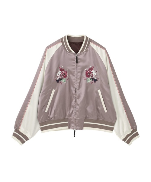 SATIN SHORT SOUVENIR JACKET（スカジャン）｜CONVERSE TOKYO