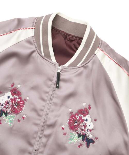 SATIN SHORT SOUVENIR JACKET（スカジャン）｜CONVERSE TOKYO