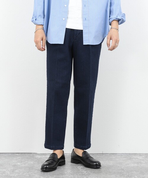 NOLLEY’S（ノーリーズ）の「デニムストレッチ セミワイドジャスト丈PT 26SS（その他パンツ・メンズ・ブラック/インディゴブルー・S/M/L/XL）」の3枚目の写真